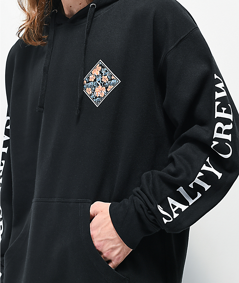 salty crew black hoodie