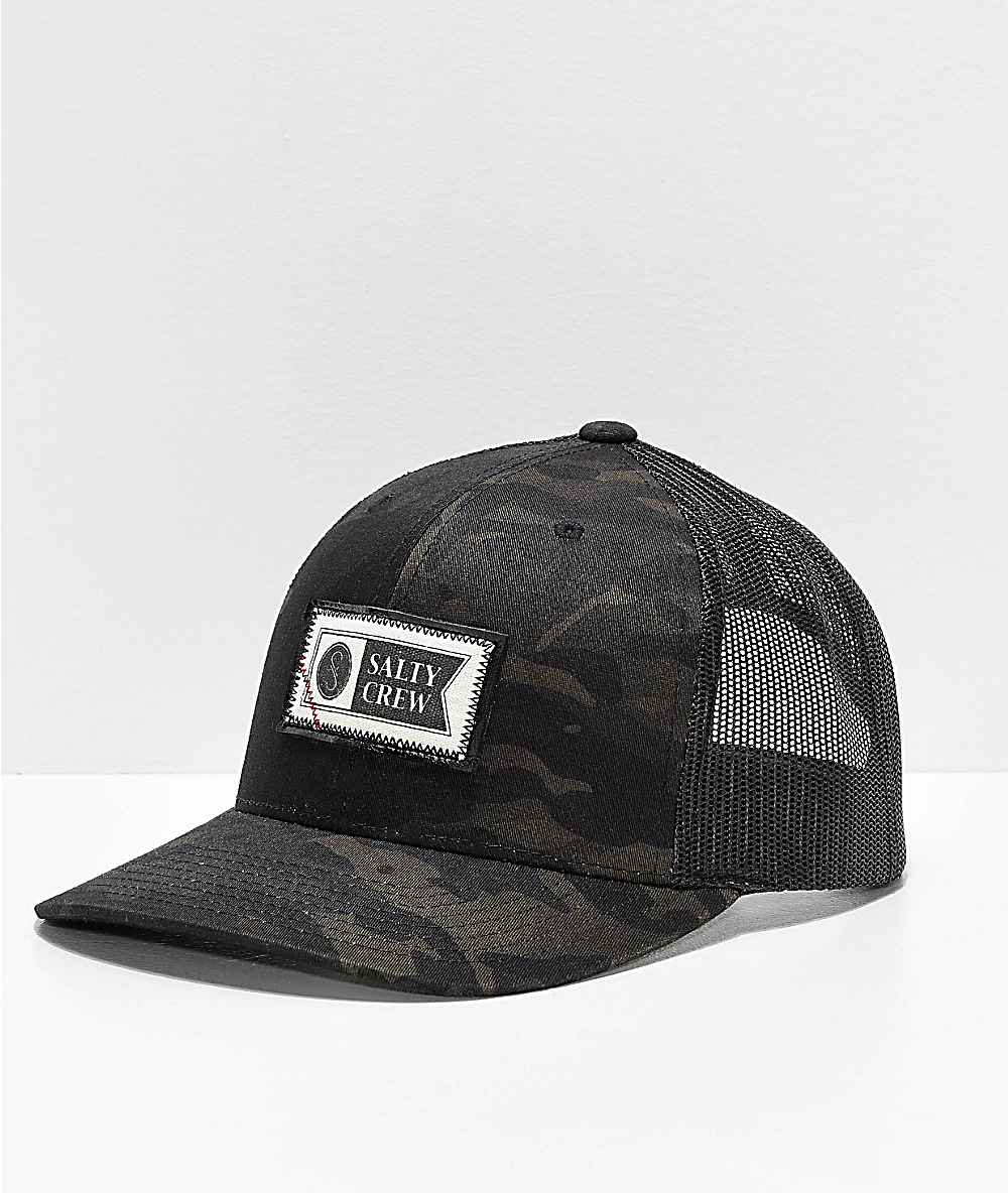 black camo hat