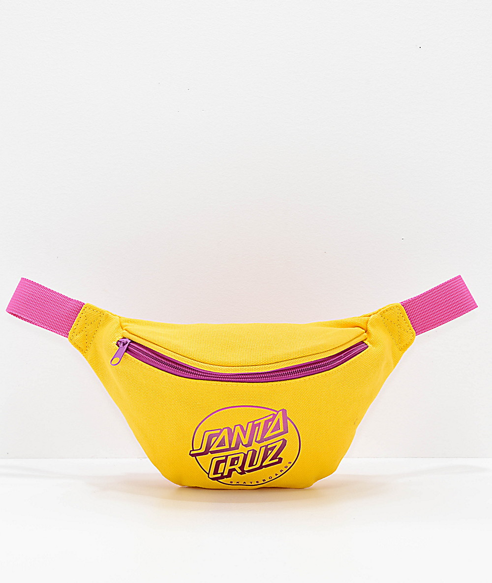 yellow fanny pack