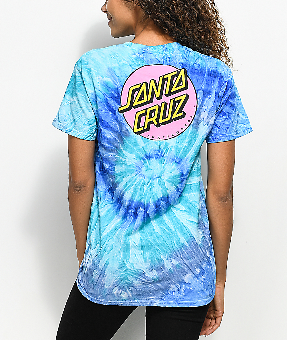 santa cruz tie dye sweatshirt