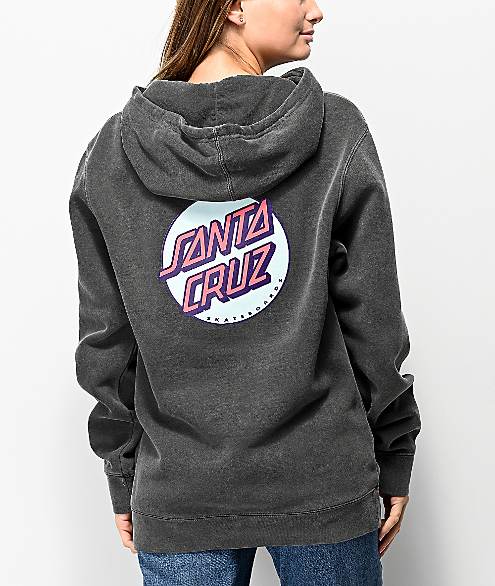 santa cruz other dot womens hoodie