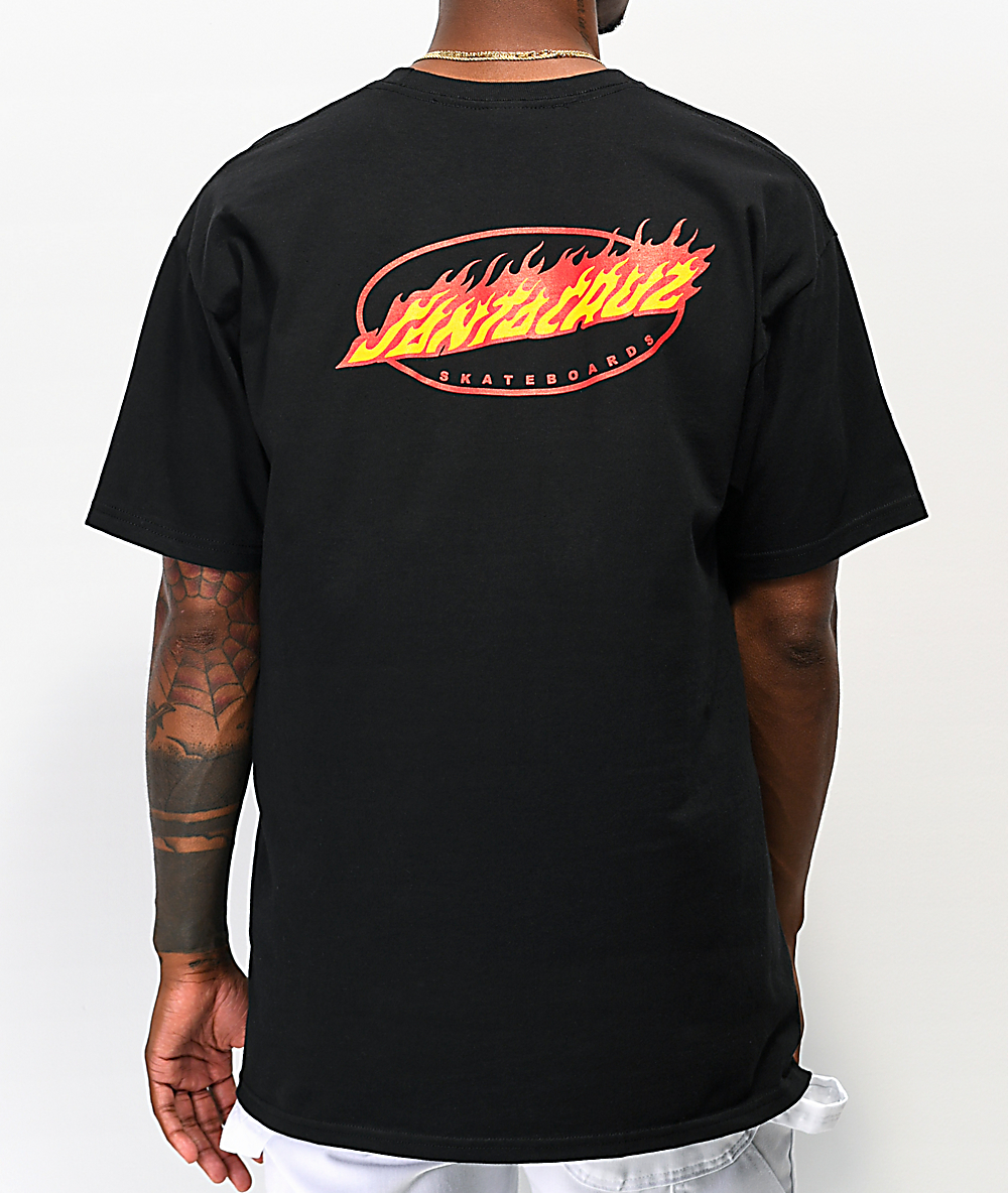 Santa Cruz Flaming Dot T-Shirt