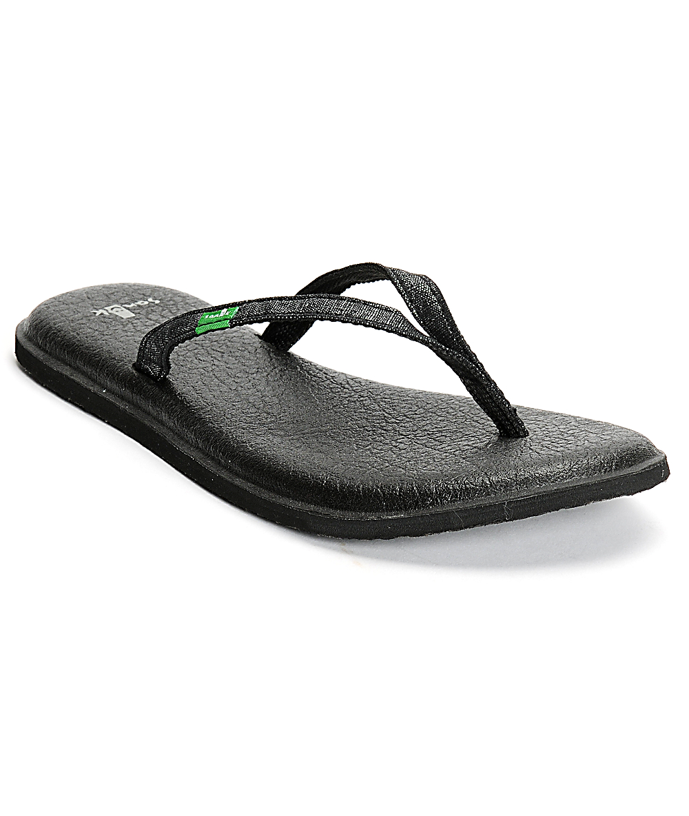 sanuk girls flip flops