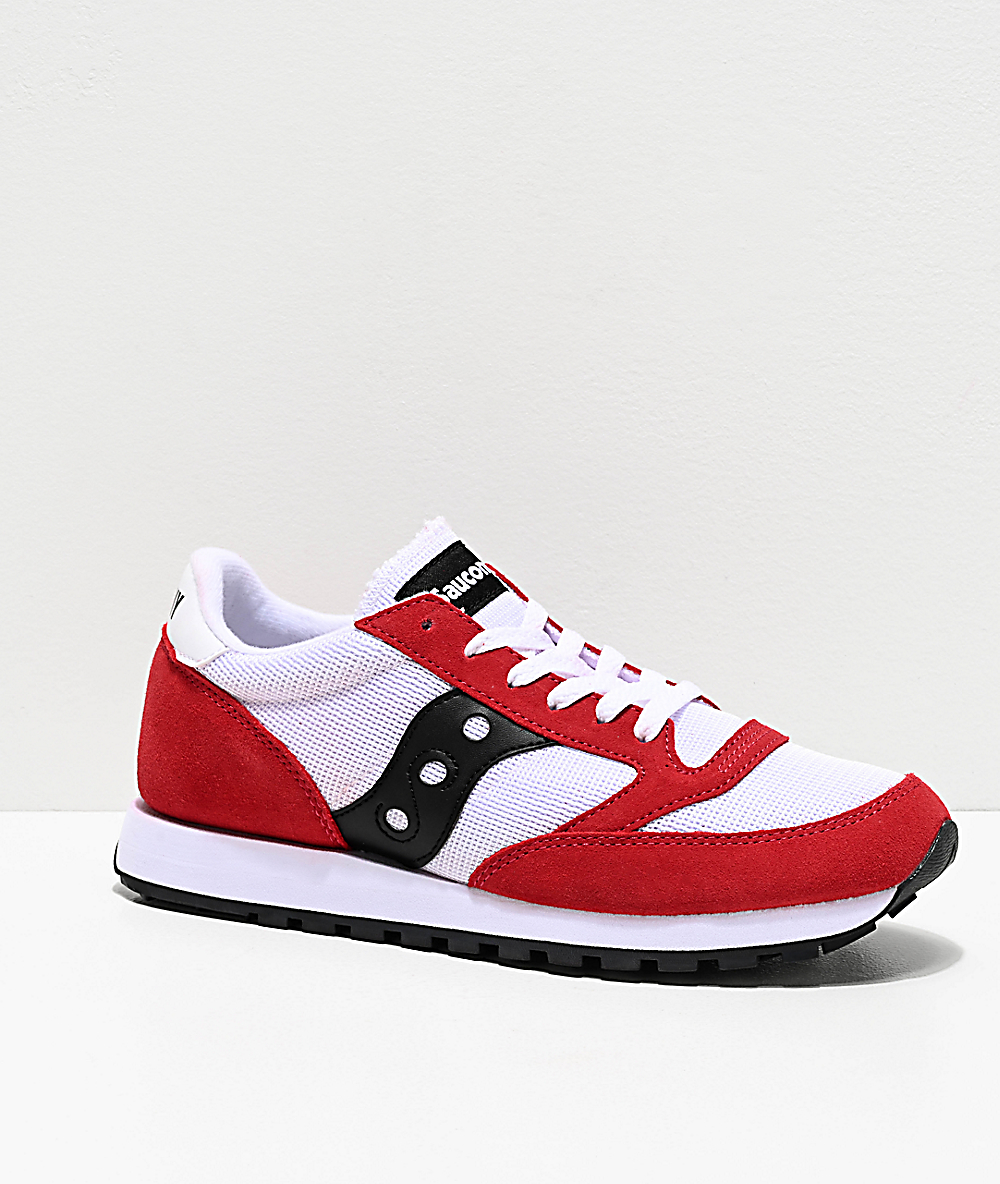 Red and white saucony outlet