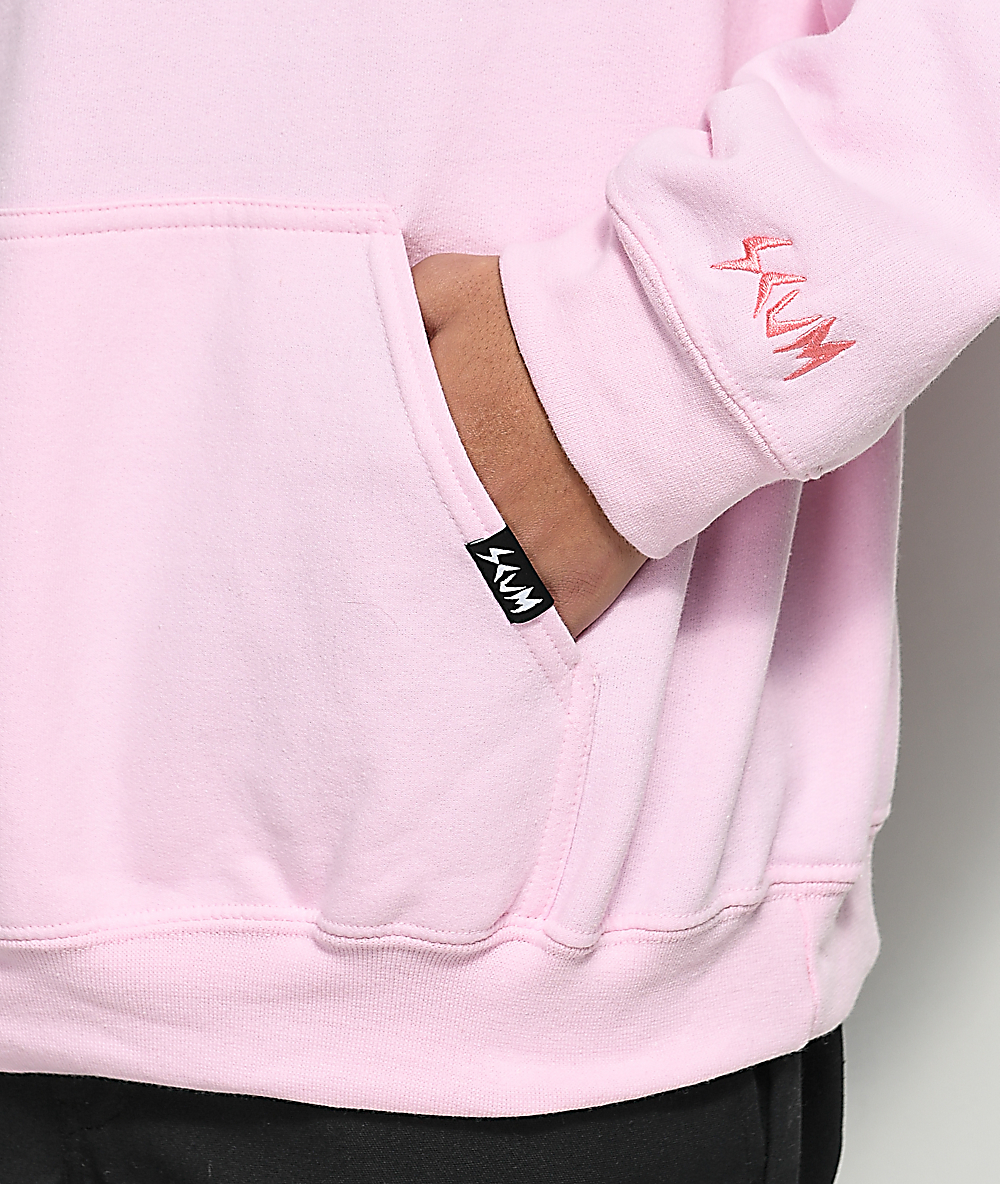 scum pink hoodie