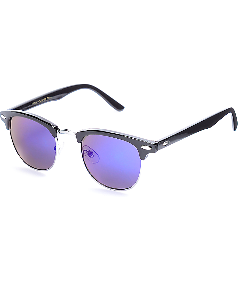 blue clubmaster sunglasses