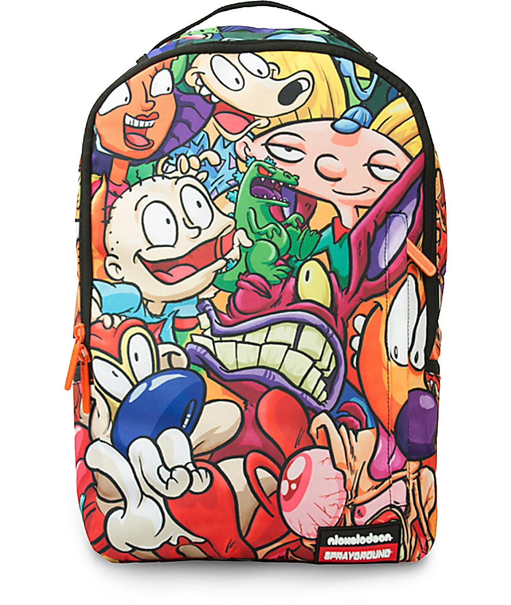 cartoon backpack real