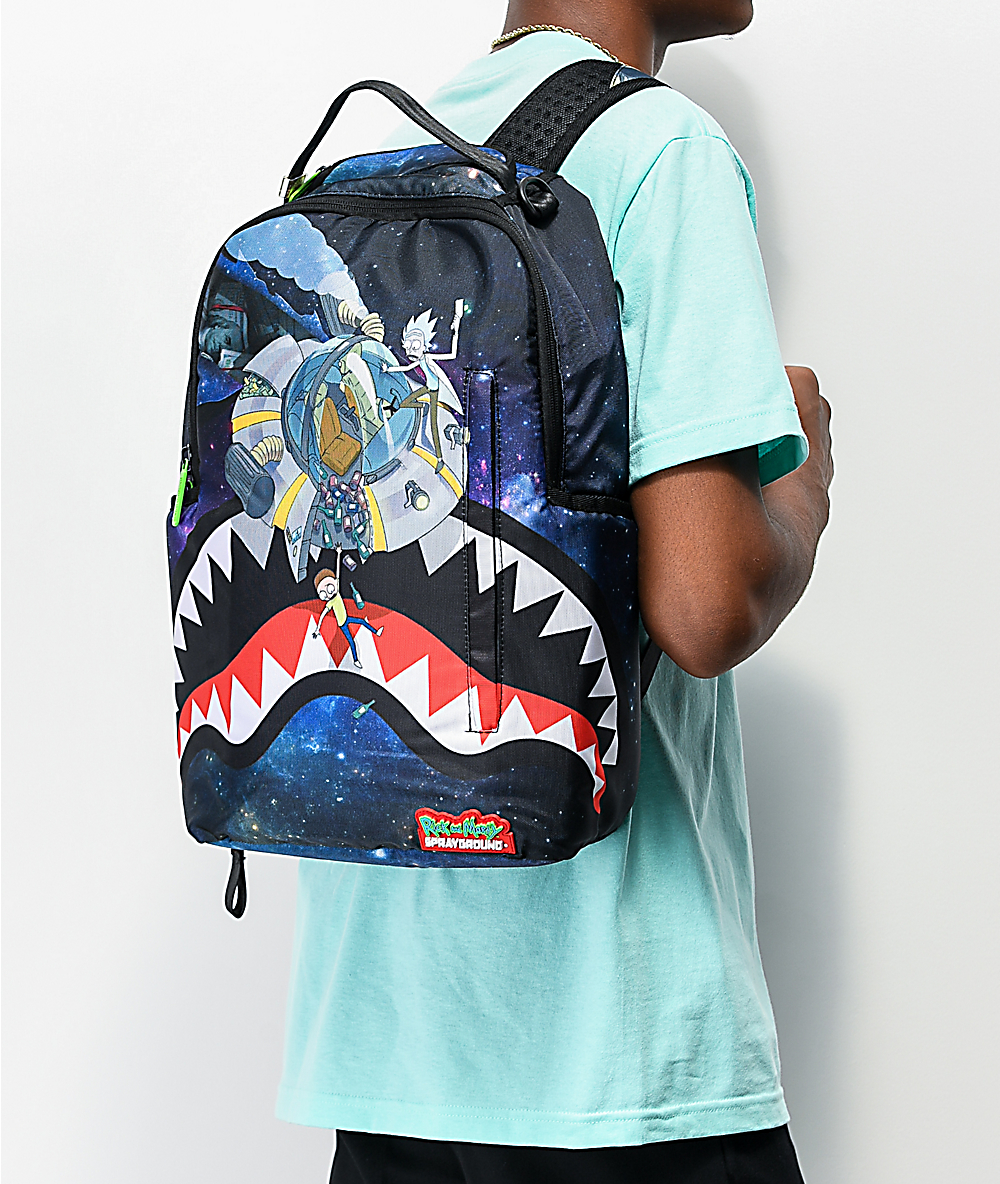 rick and morty backpack zumiez