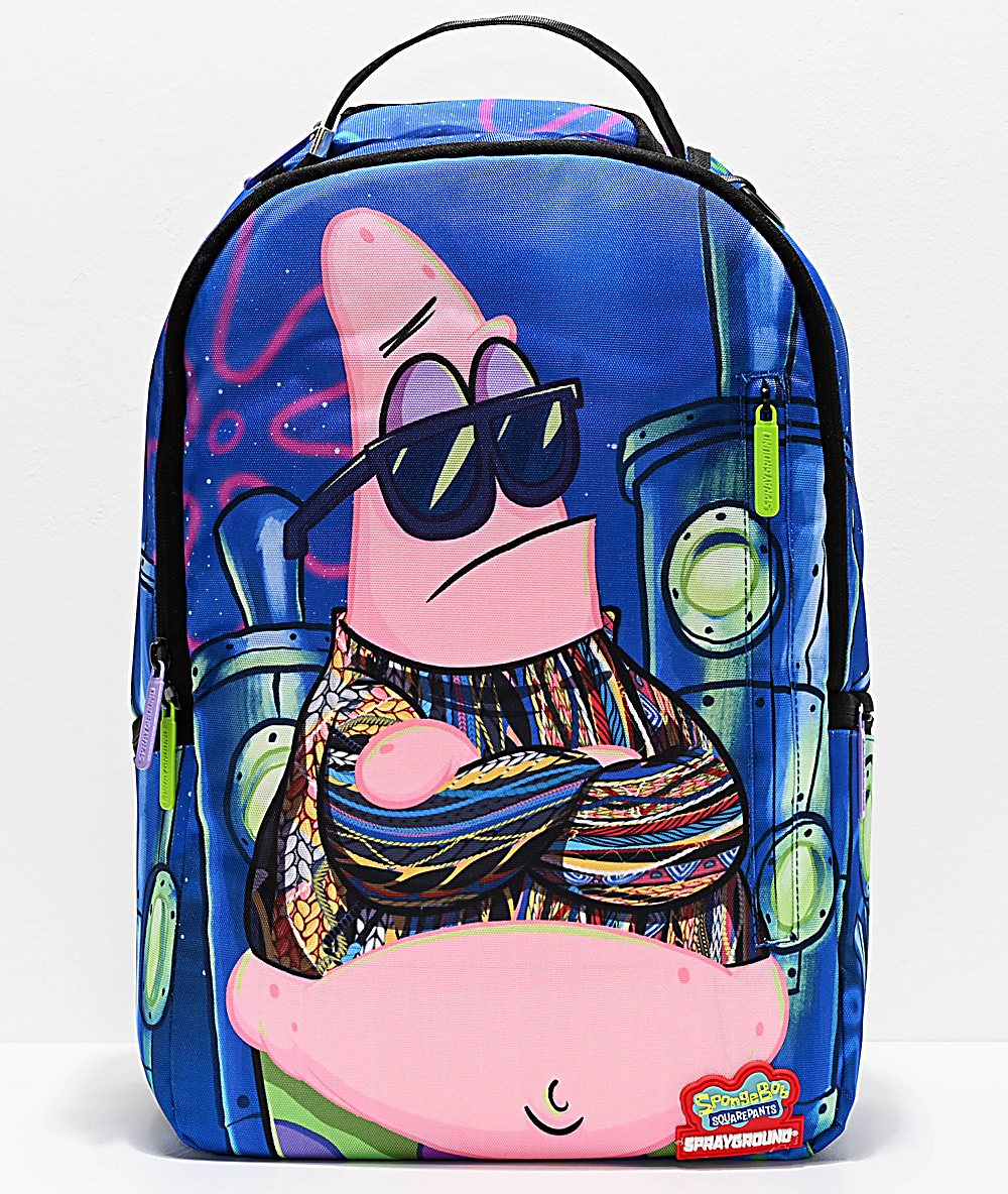 Sprayground x Spongebob Squarepants Notorious P.A.T. Backpack Zumiez