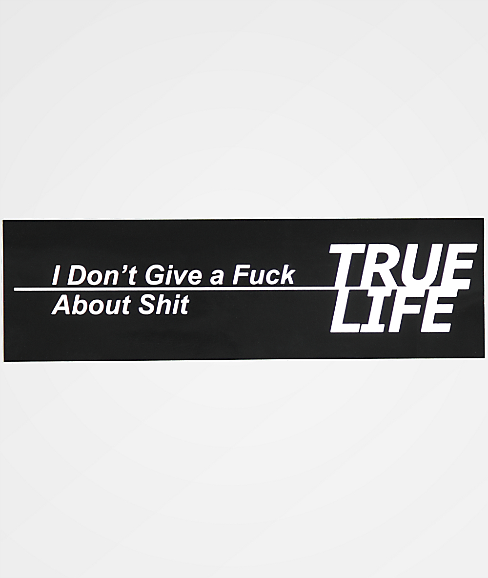 Succ True Life Sticker Zumiez