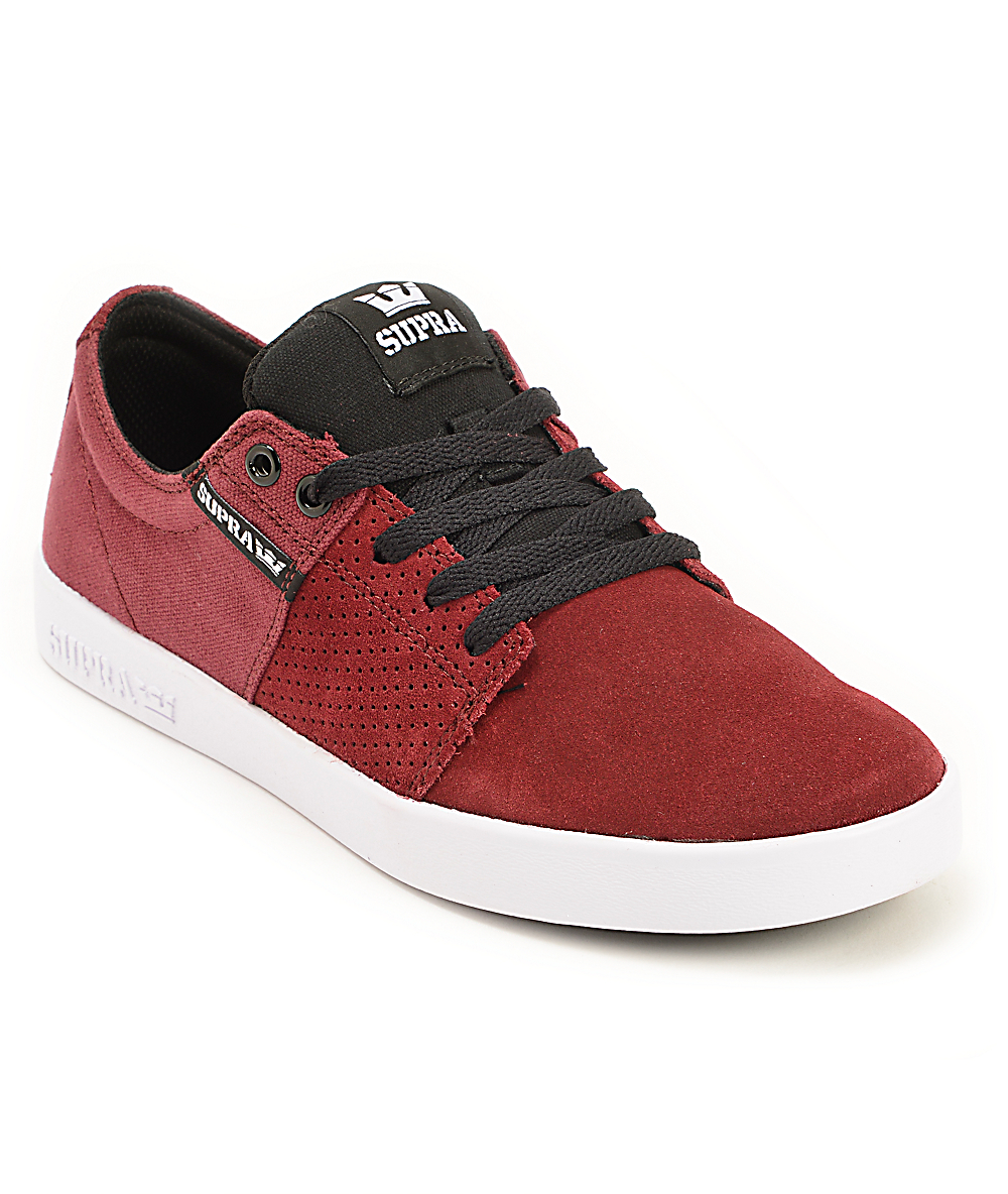 Supra Stacks II Tawny & Black Suede Skate Shoes | Zumiez