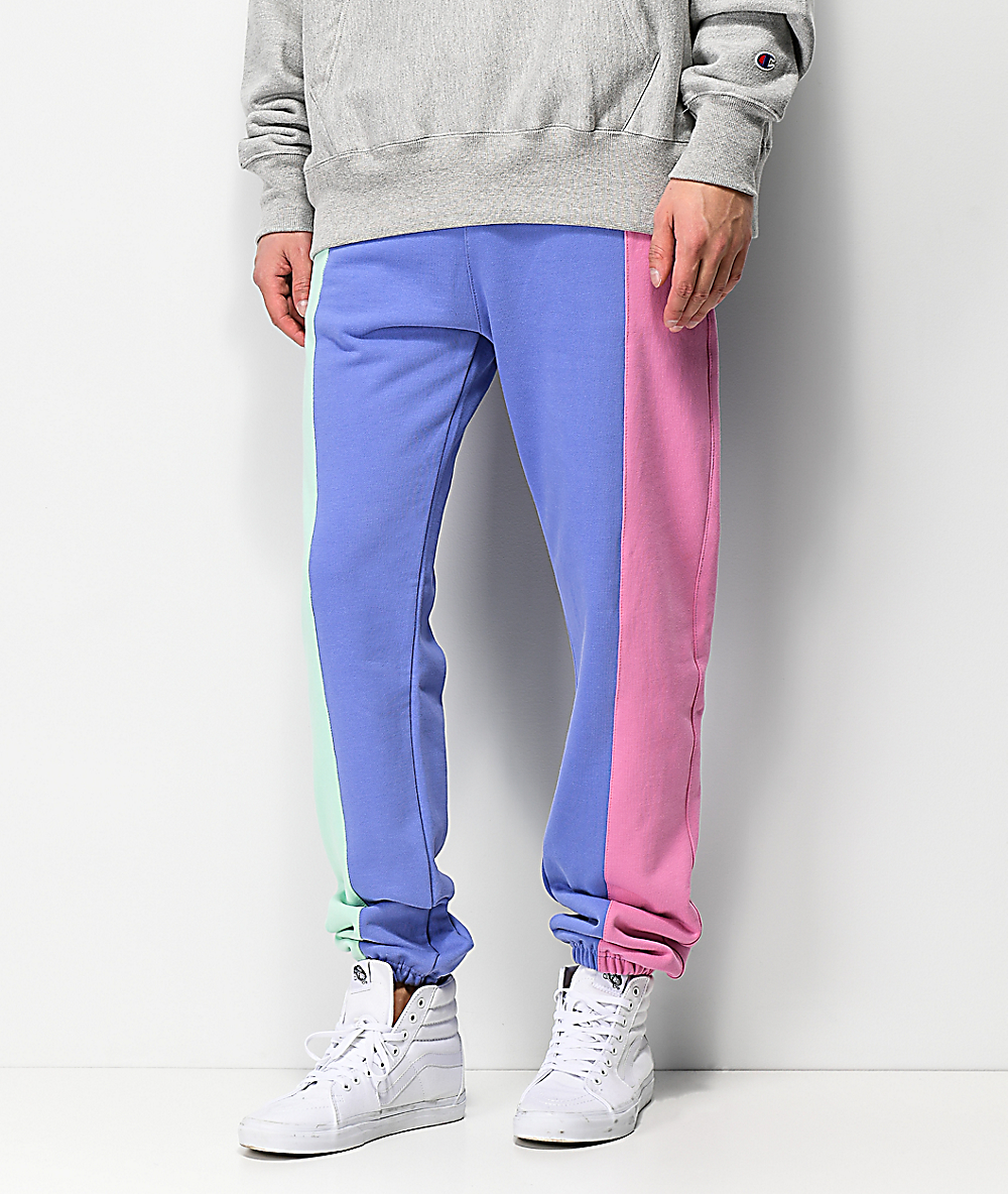 two color sweatpants