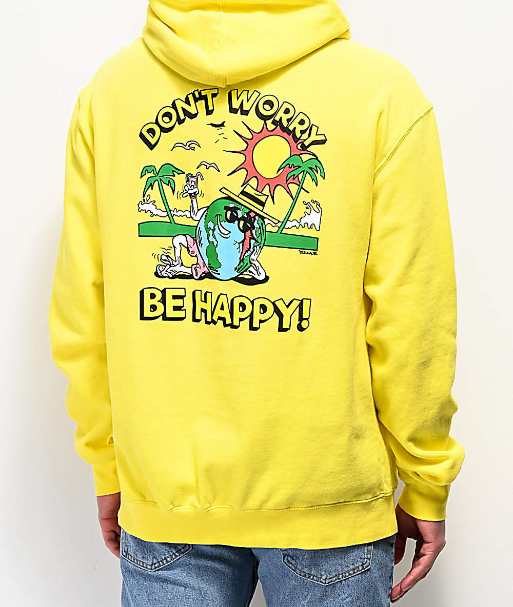 happy hoodie yellow