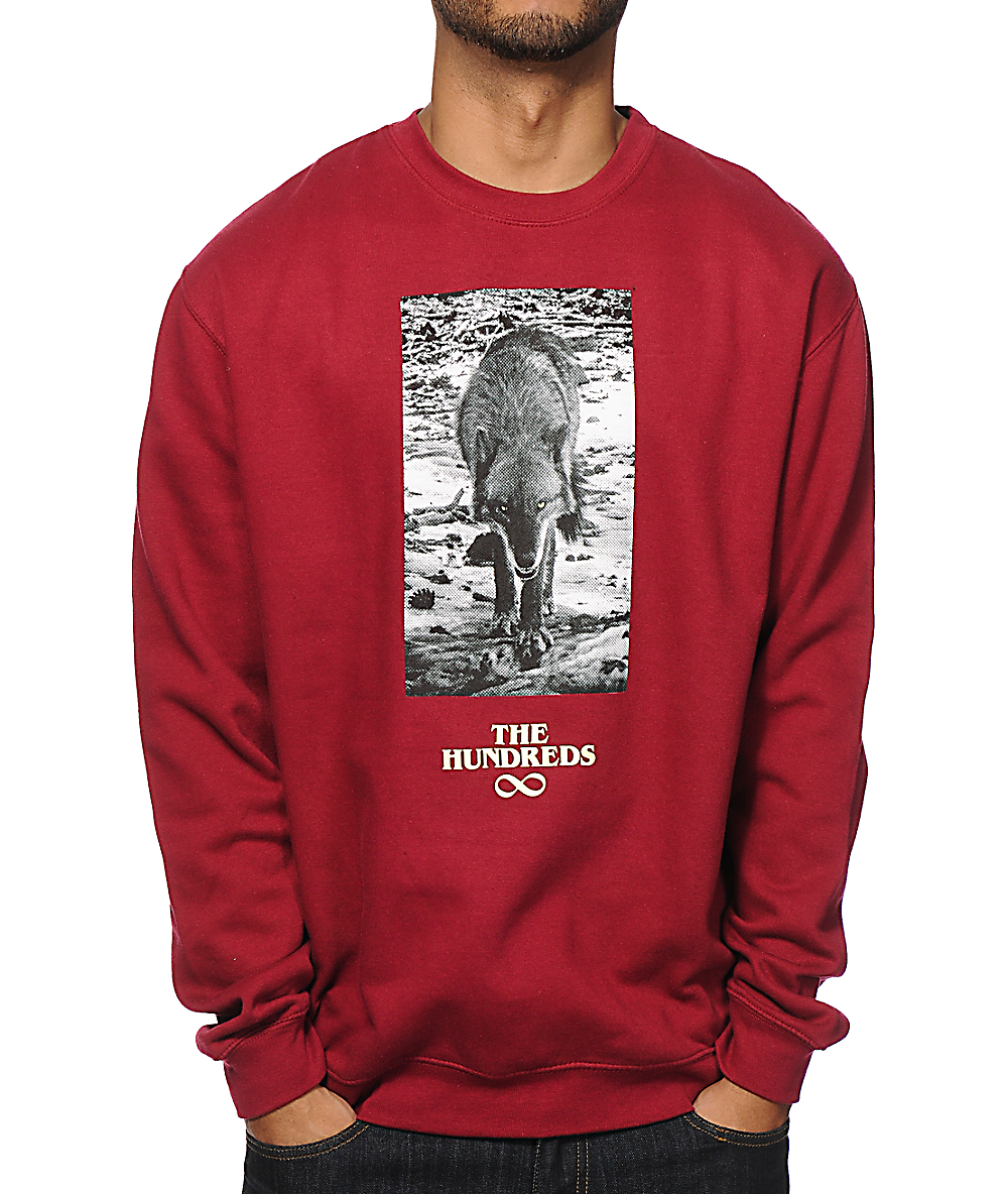 wolf crewneck sweatshirt