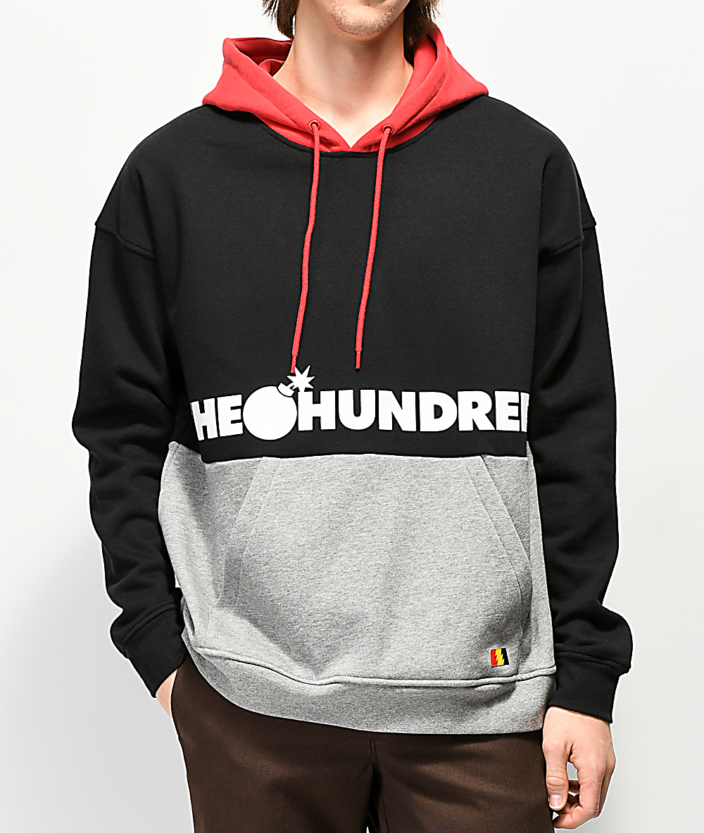 the hundreds hoodie red