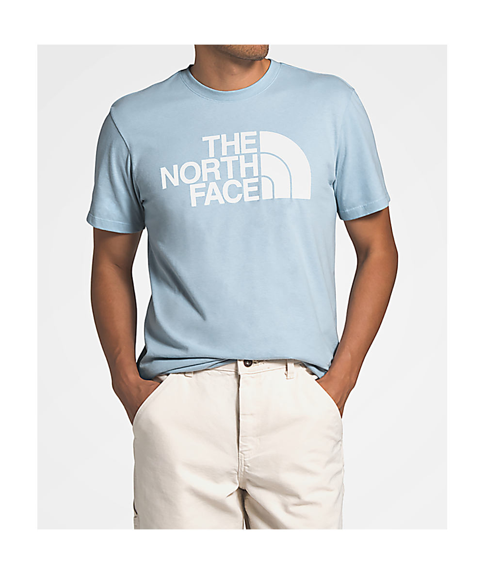 blue north face t shirt