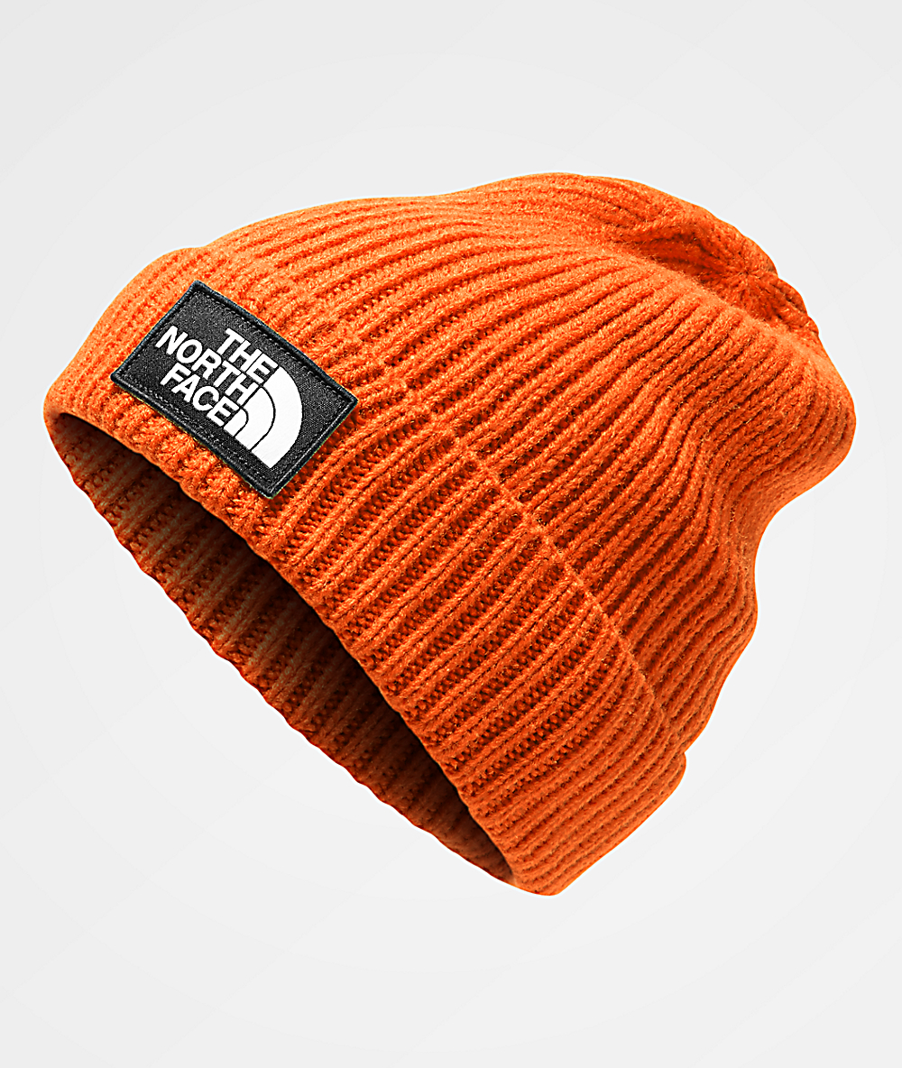 north face cap orange