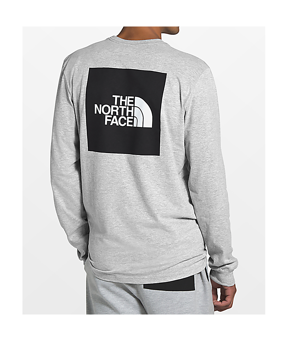north face black long sleeve