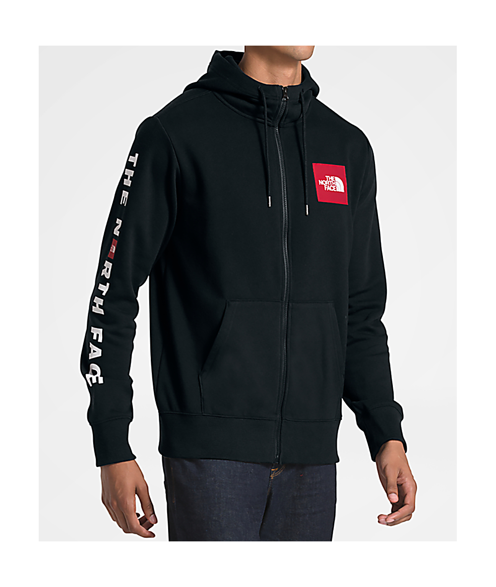 the north face zip up jacket