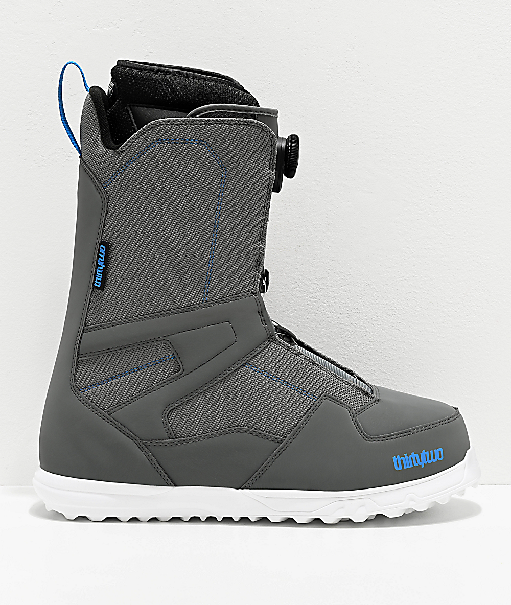 Thirtytwo Shifty Boa Grey Snowboard Boots 2020 Zumiez