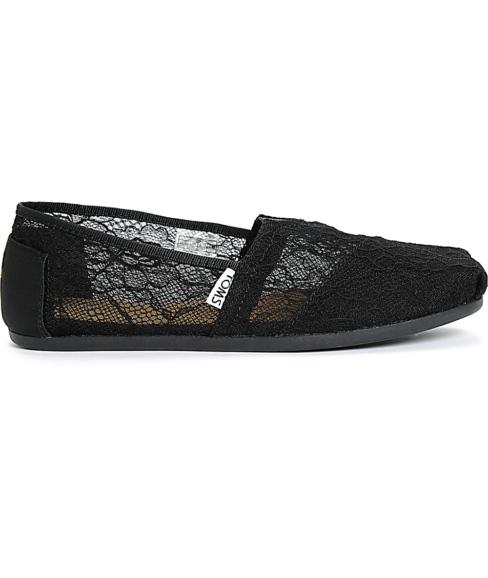 cream lace toms
