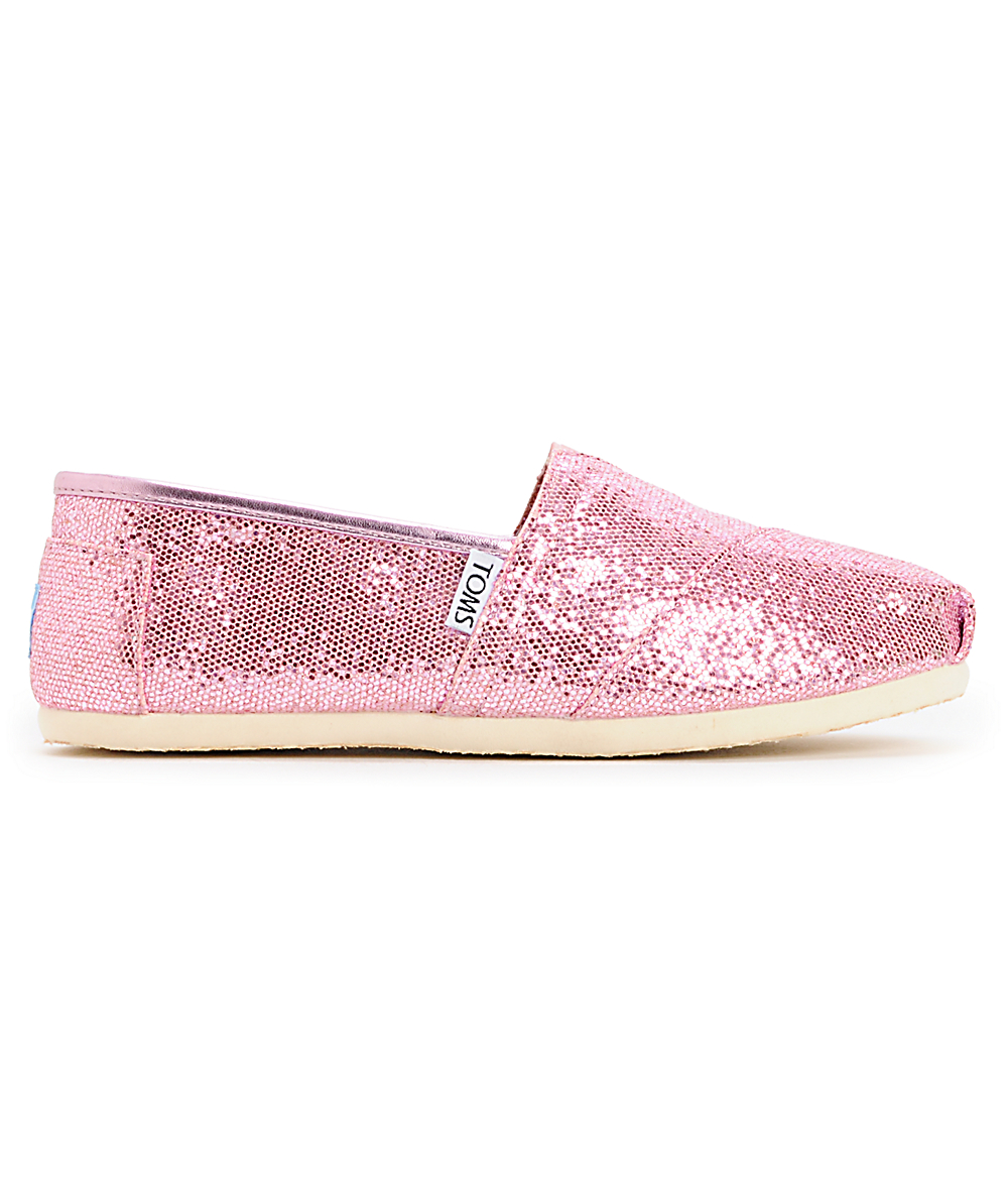 toms pink shoes