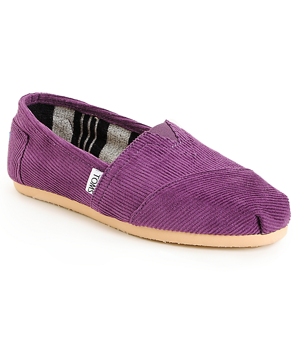 plum colored shoes