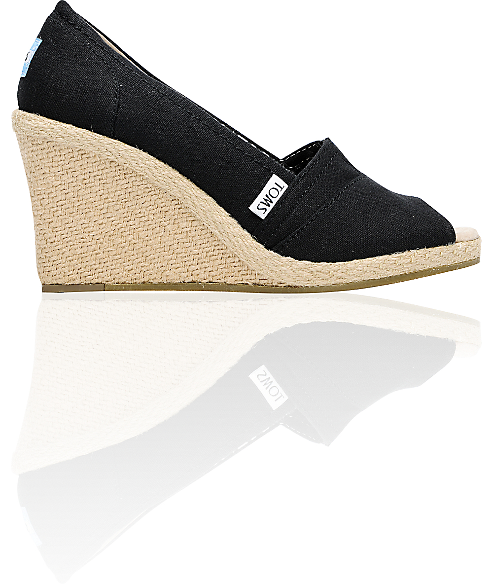 canvas wedge shoes