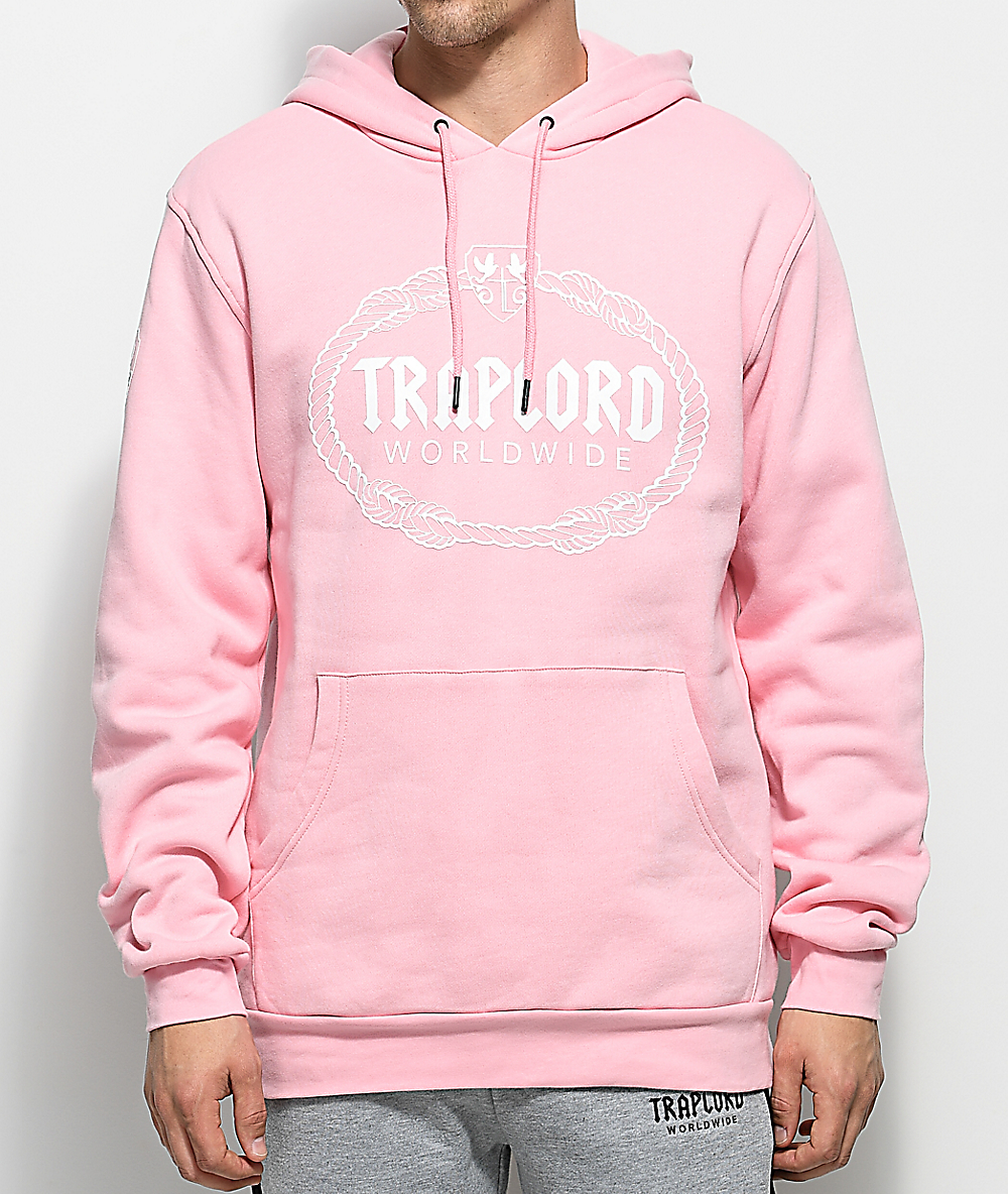 pink trap hoodie
