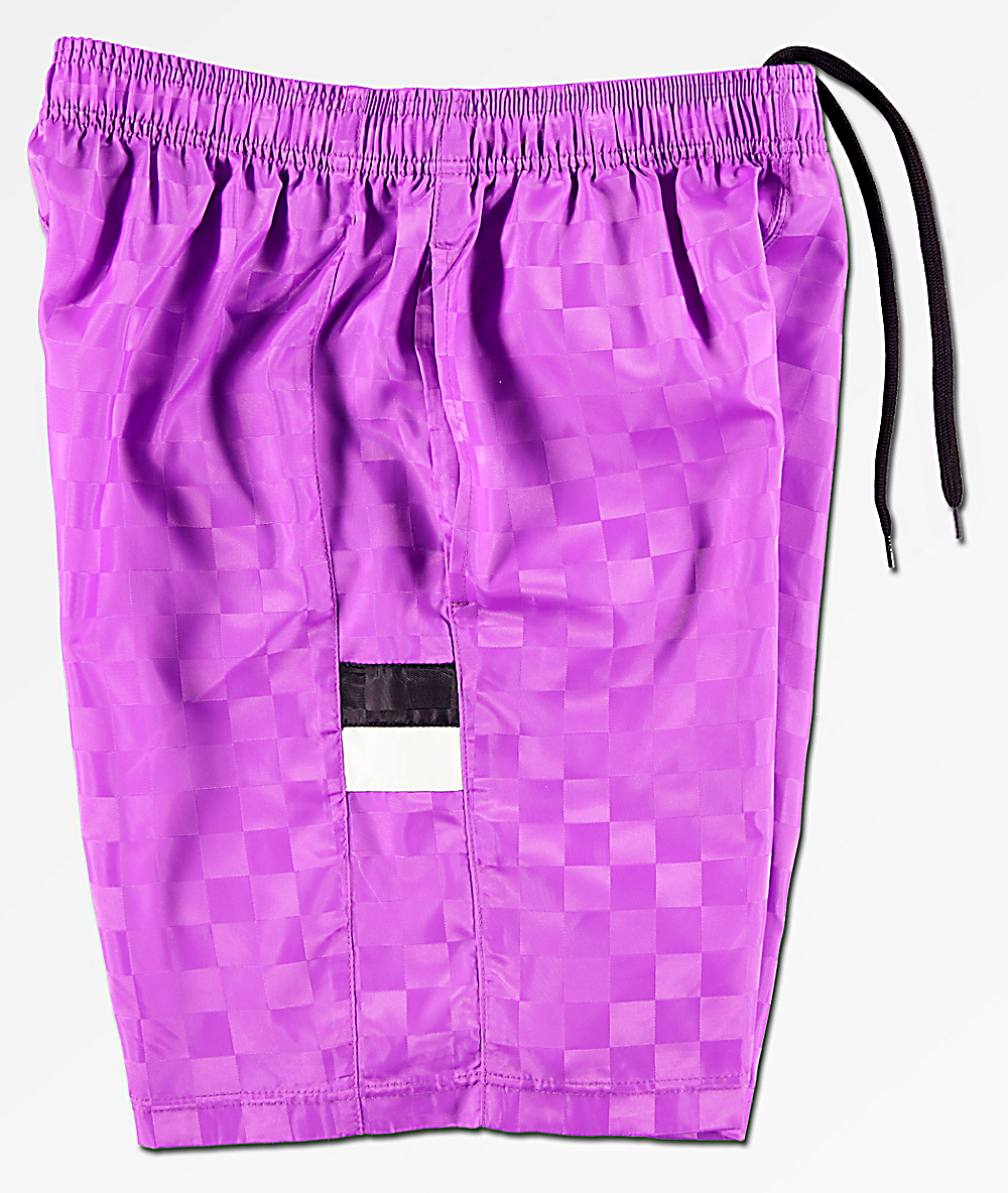 purple umbro shorts