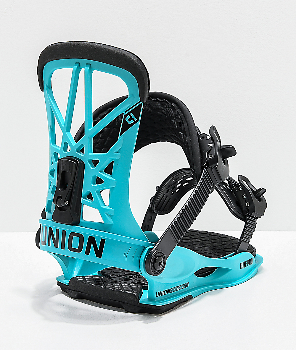 Union Mens Snowboard Bindingswhite Flite Pro Bindings Sporting Goods