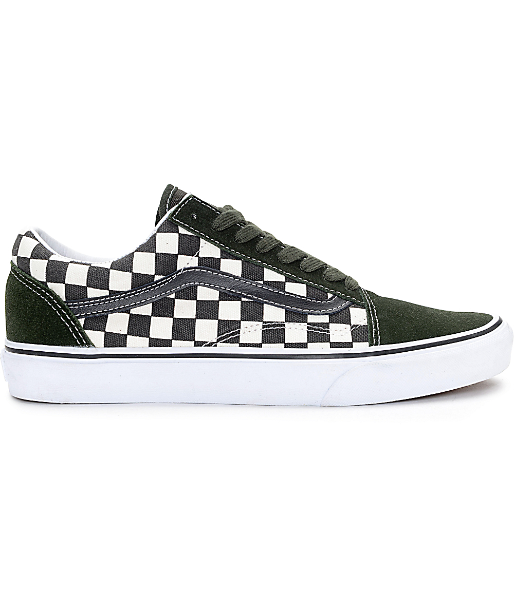 vans old skool black and white checkered skate shoes