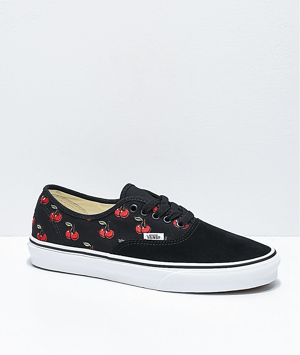 vans cherry shoes