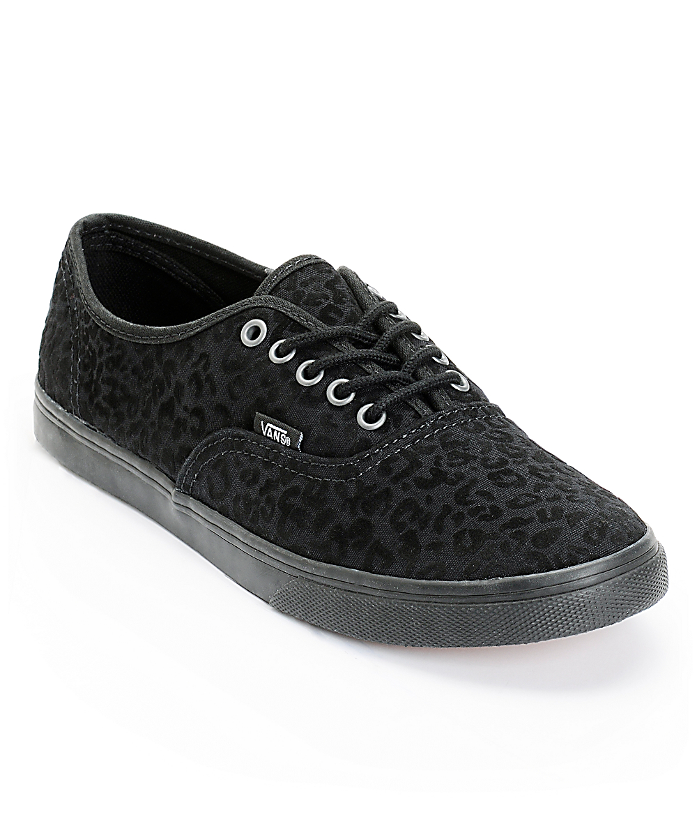 vans zapato black