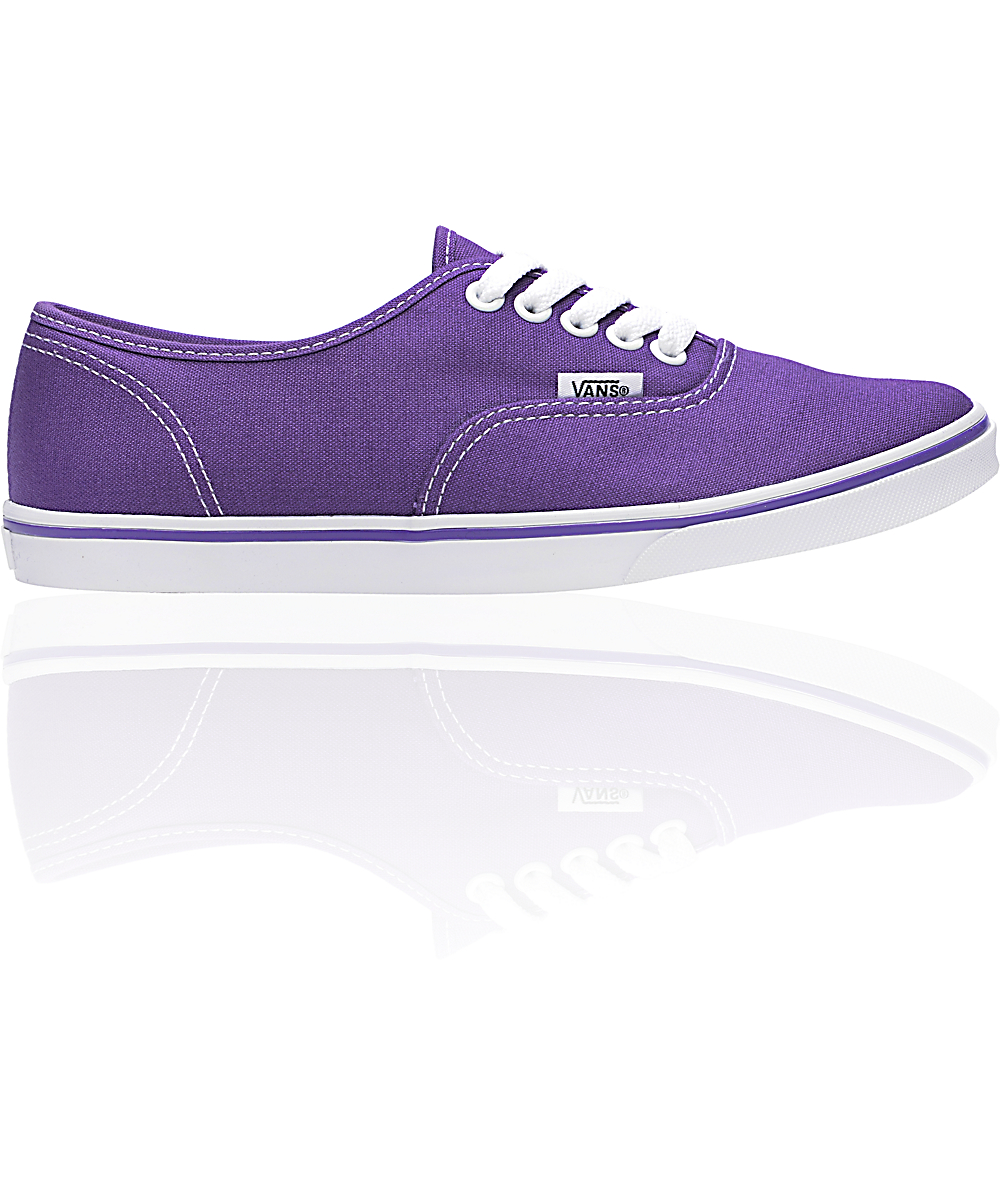 purple vans lo pro