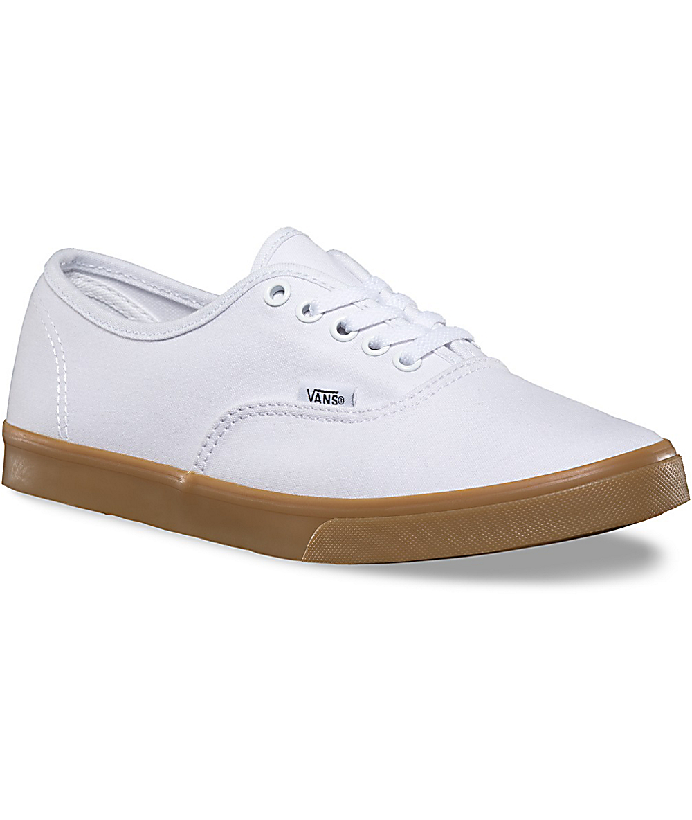 vans authentic lo pro white shoes