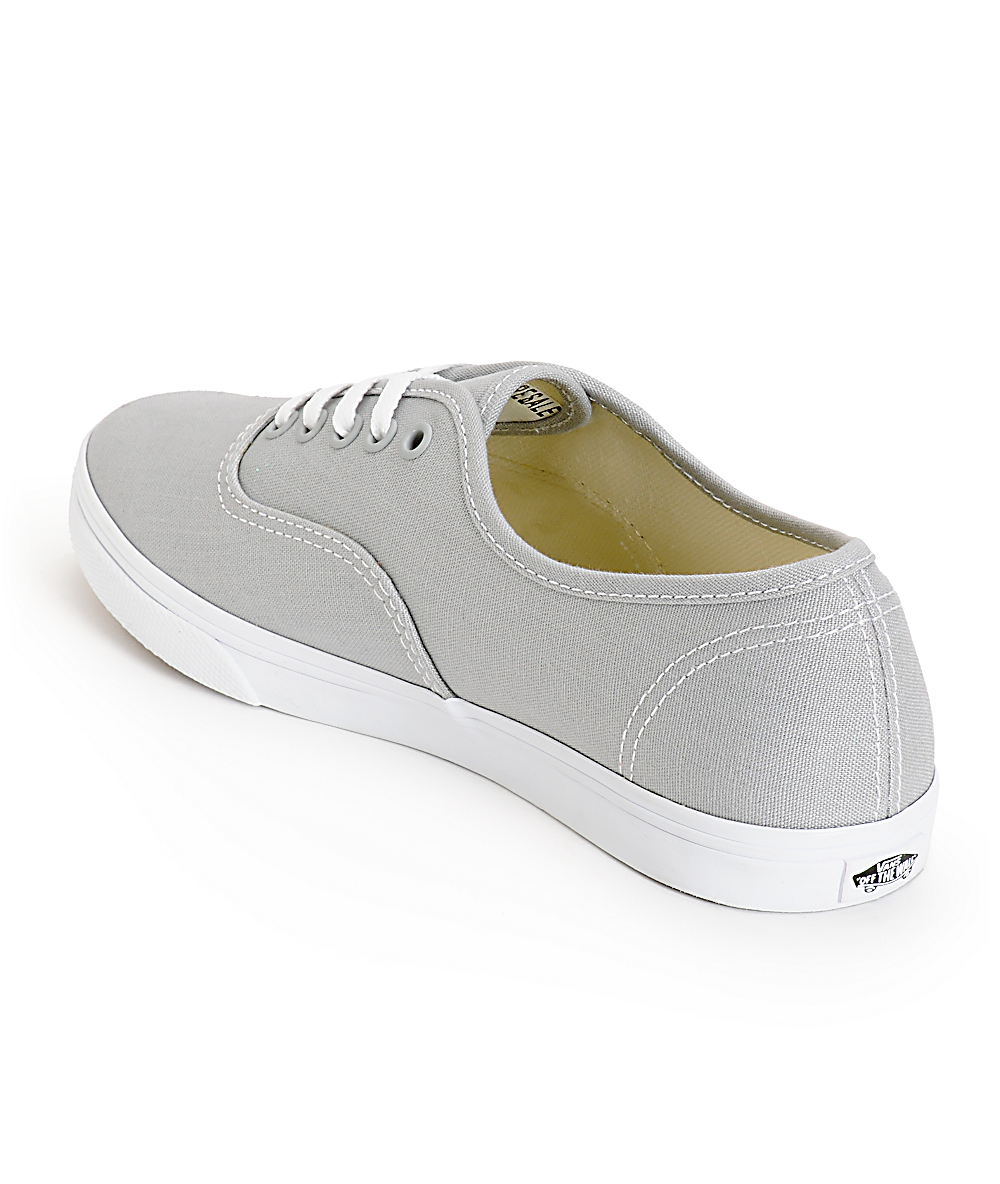 vans authentic mujer gris