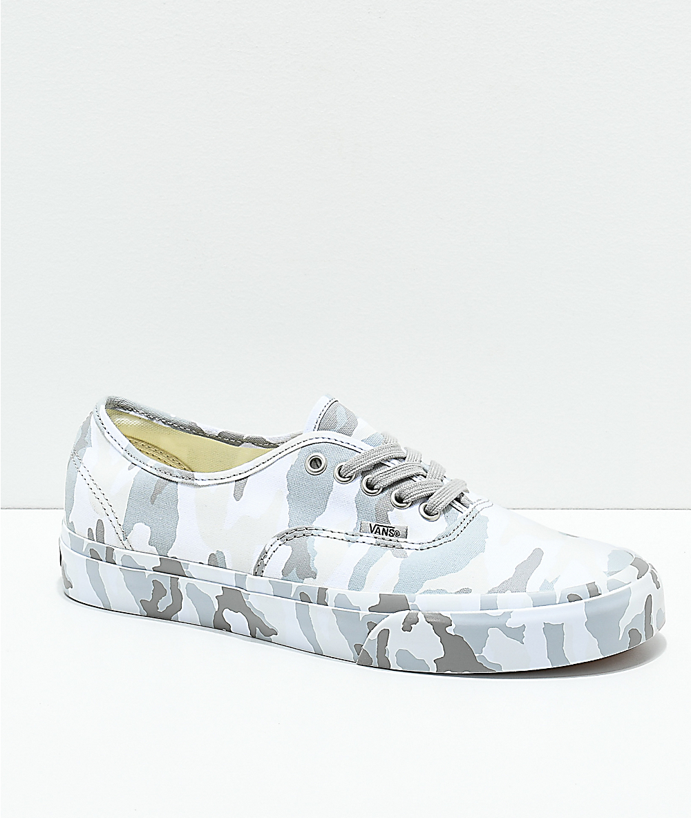 white camo vans