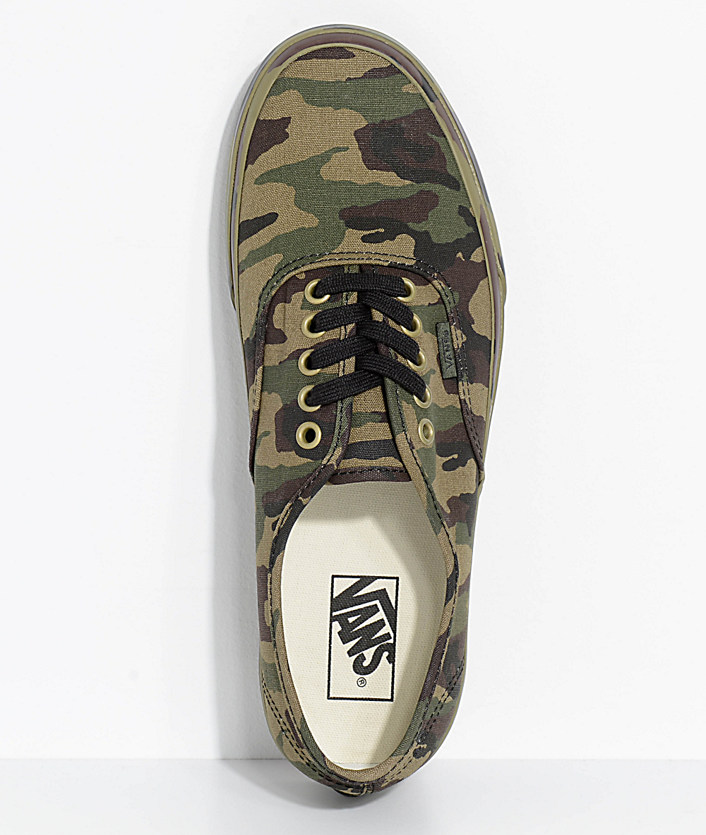 vans authentic mujer olive
