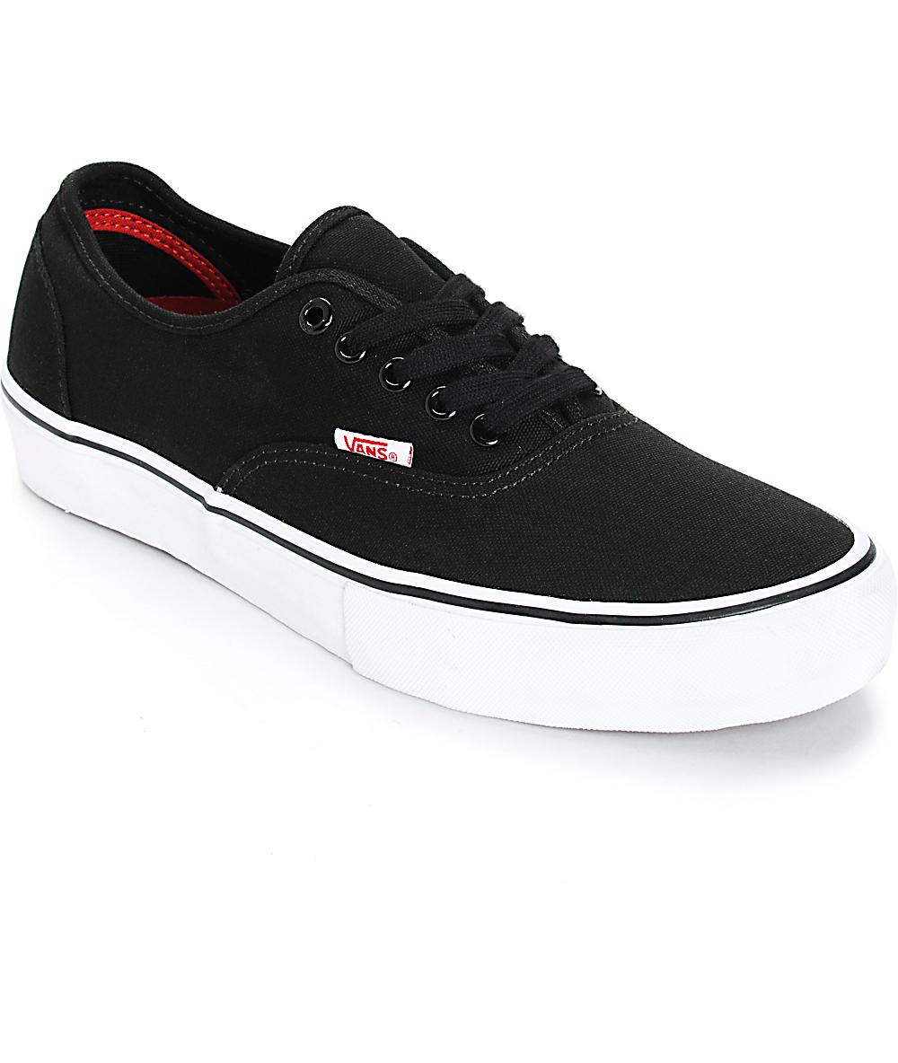 vans authentic pro negras