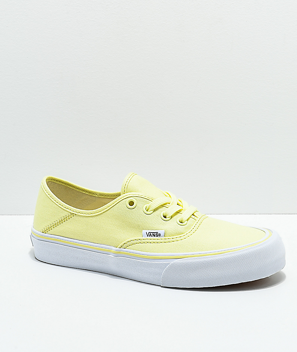 vans authentic pro yellow