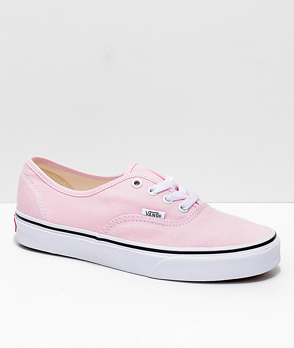 Vans Authentic zapatos en rosa y blanco | Zumiez
