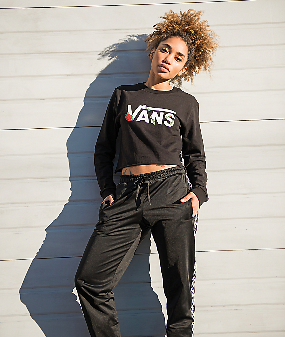 track pants with vans