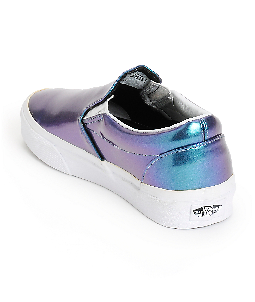 vans leather slipons