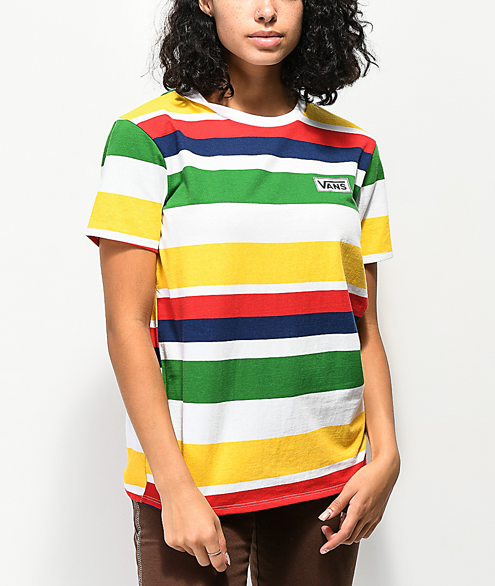 vans rainbow shirt