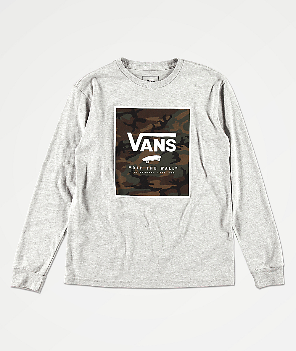 vans long sleeve shirt boys