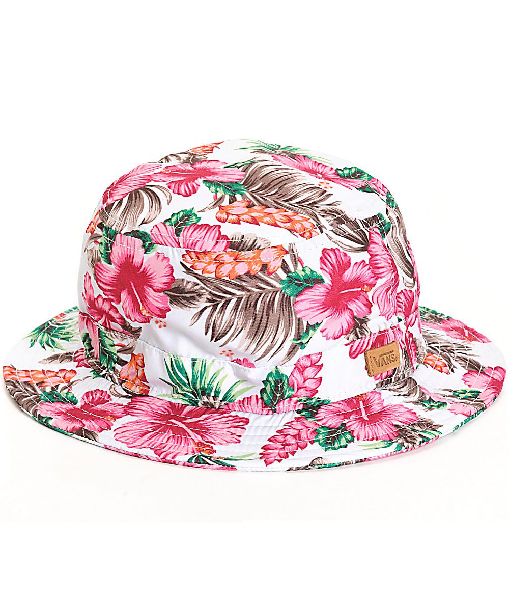 hawaiian print sun hat