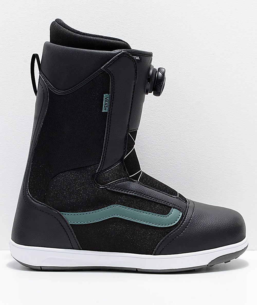 vans negras para mujer