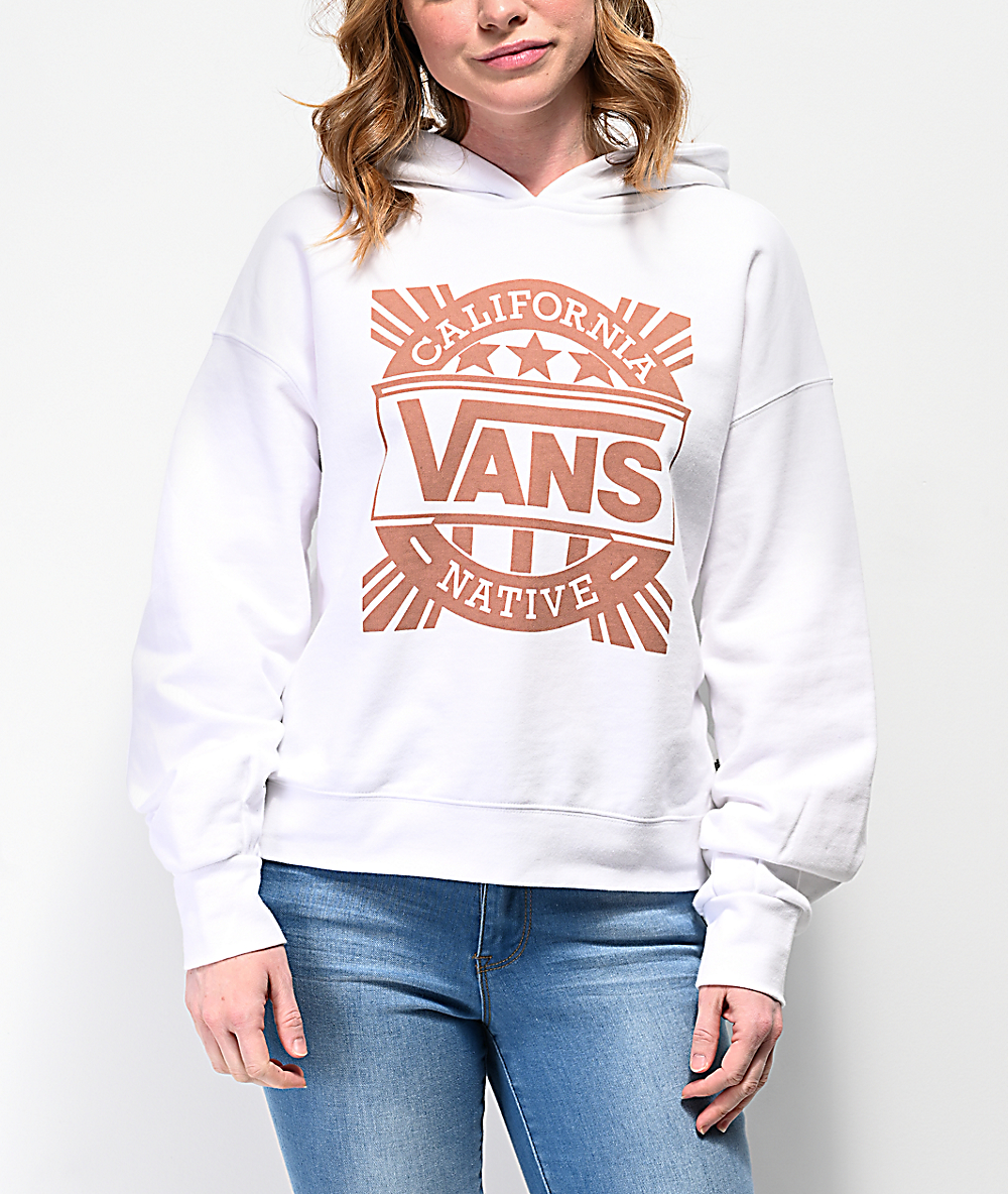 van cropped hoodie