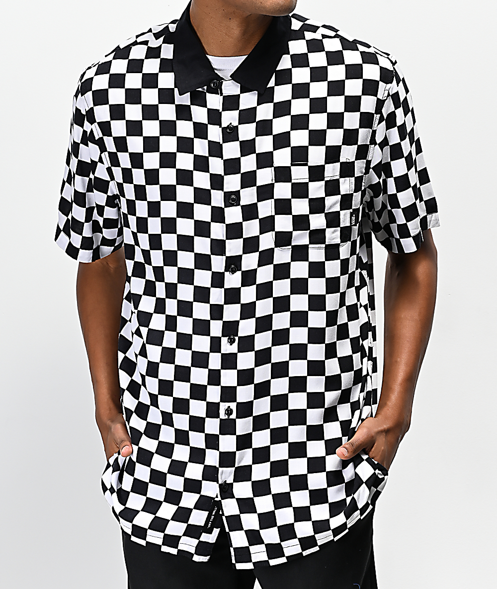 vans woven checkerboard